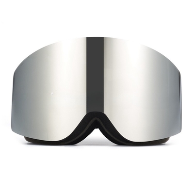 China Ski Google PC Mirror Lens magneet randloos vervangen Grote cilindrische kan UV sneeuwbril blokkeren leverancier