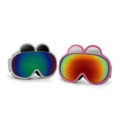 China Ski Google For Kids PC Spiegel Lens magneet randloos vervangen Grote cilindrische kan UV-sneeuwbril blokkeren leverancier