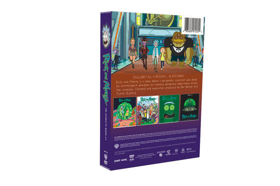 De Film van de Reeksenamerika van de douanedvd Doos de Volledige Reeks Rick en Morty Season 1-4 leverancier