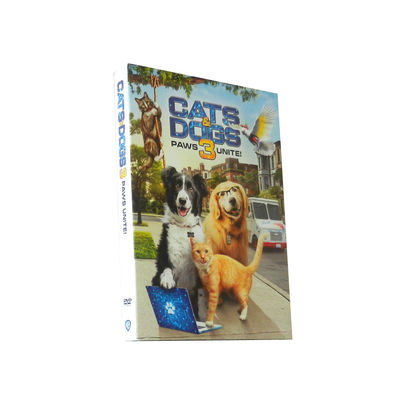 De Film van de Reeksenamerika van de douanedvd Doos de Volledige Reekskatten &amp; de Honden 3 Poten verenigt zich! leverancier