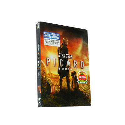 De Film van de Reeksenamerika van de douanedvd Doos Volledig Seizoen 1 van Reeksstar trek Picard leverancier