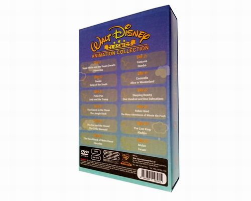 De Film van de Reeksenamerika van de douanedvd Doos de Volledige de animatieinzameling 12DVD van Reeksdisney leverancier