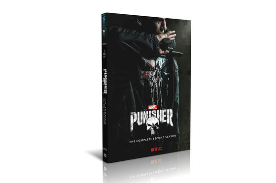 De Film van de Reeksenamerika van de douanedvd Doos de Volledige Reeks Punisher Seizoen 2 leverancier